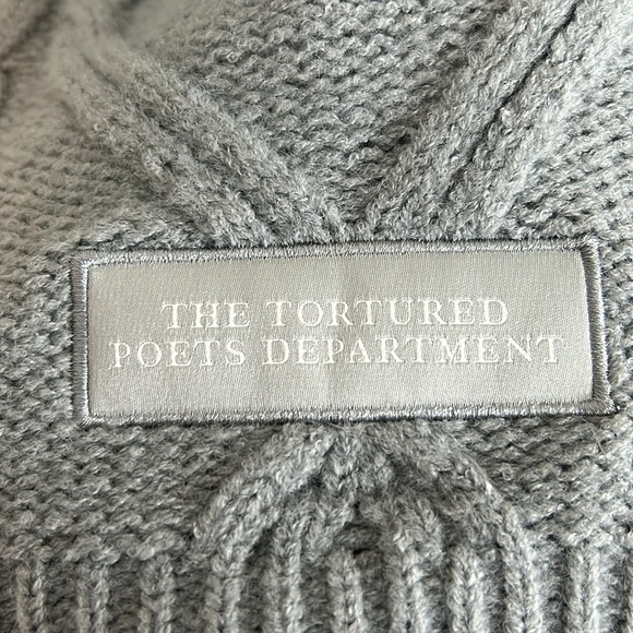 BRAND NEW NEVER BEEN WORN TAYLOR SWIFT TTPD CARDIGAN - Picture 4 of 6